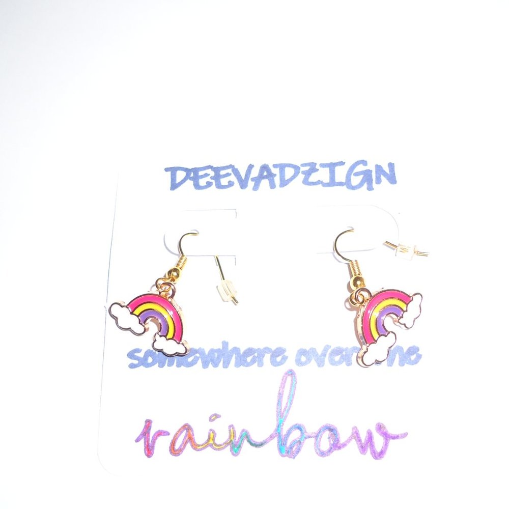 Hanging Rainbow Earrings
